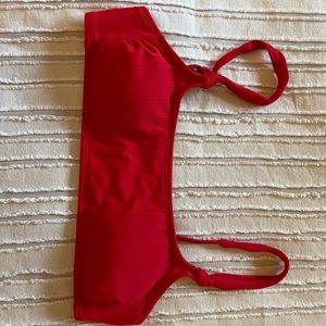 Target Xhilaration Red Swim Top